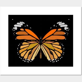 Monarch Butterfly Wings Posters and Art